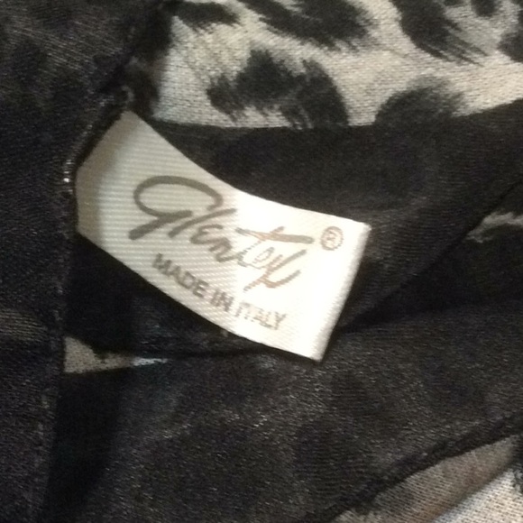 Glentex  Animal Print Scarf Large Gray Black Polyester - Picture 6 of 7